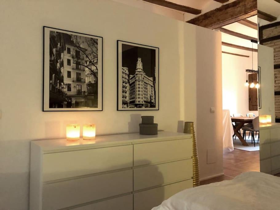 Apartamento Loft Con Estilo Y Terraza En Centro Historico Valencia Exterior foto